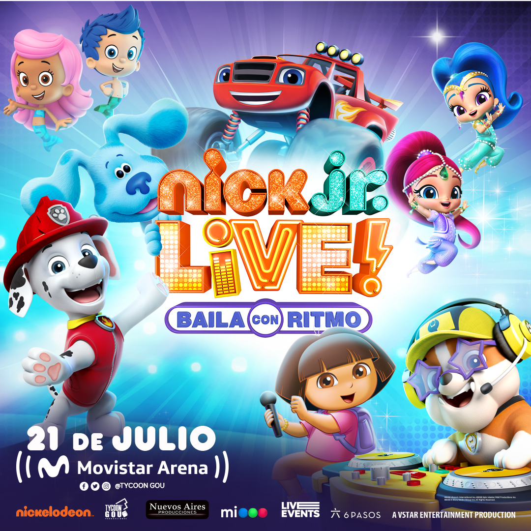 NICK JR. LIVE! – BAILA CON RITMO –